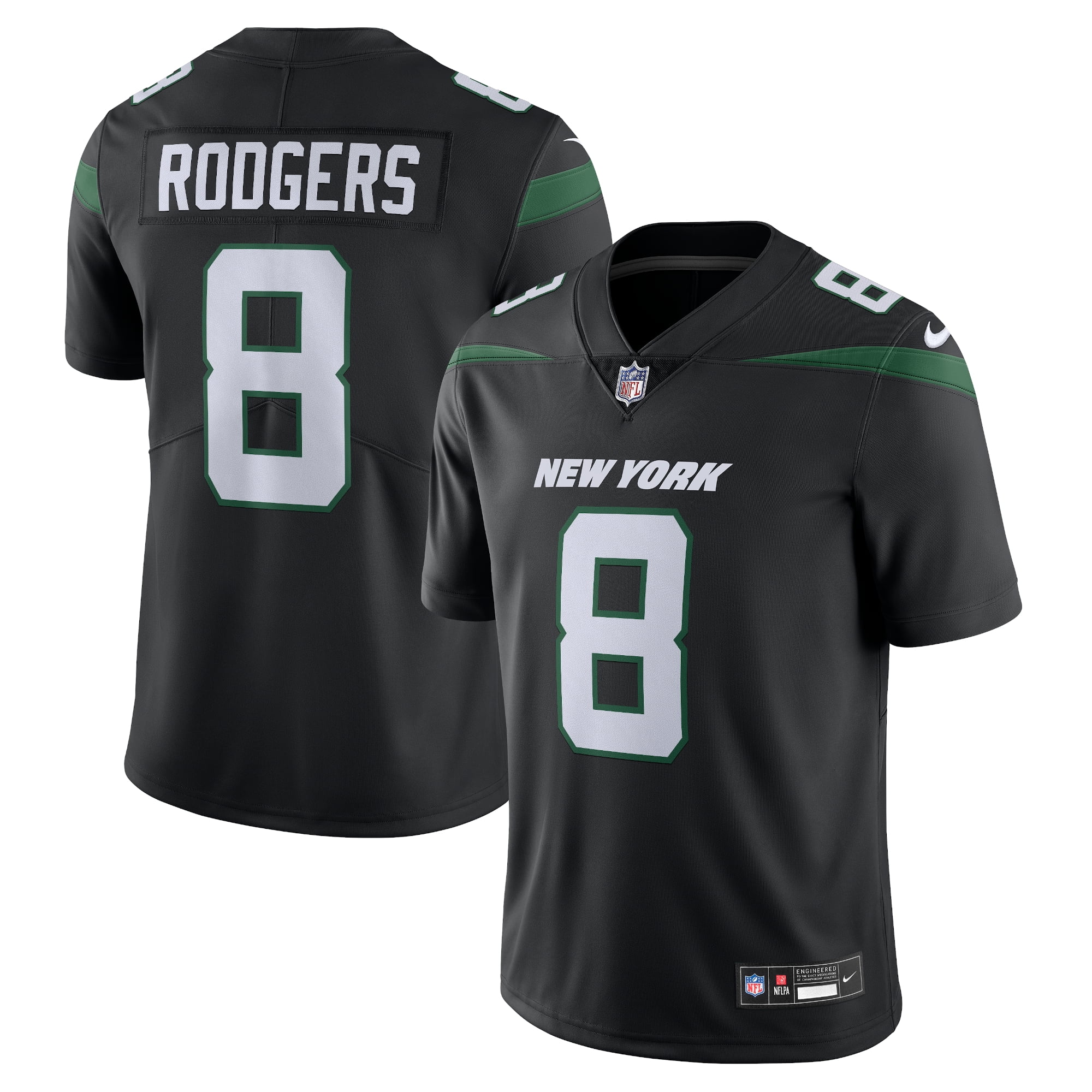 Men's Nike Aaron Rodgers Black New York Jets Vapor Untouchable Limited  Jersey - Walmart.com
