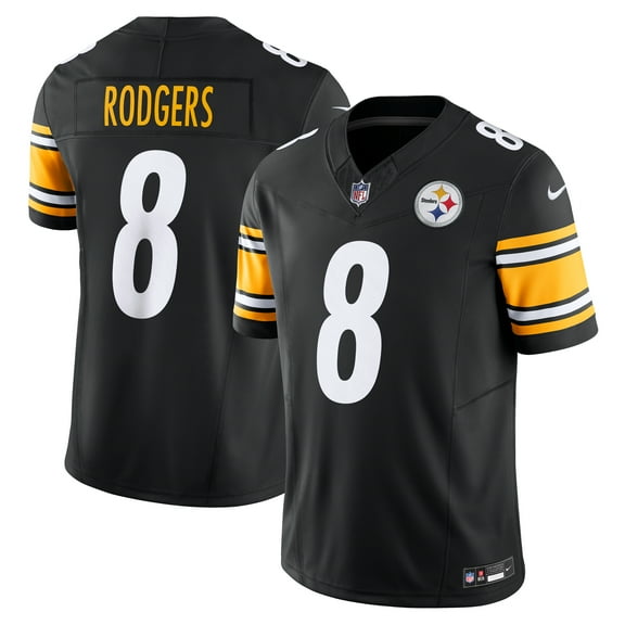 Men's Nike Aaron Rodgers Black Pittsburgh Steelers Team Vapor F.U.S.E. Limited Jersey
