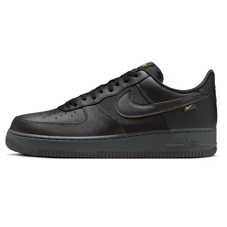 Men's Nike Air Force 1 '07 Black/University Gold (FZ4617 001) - 8