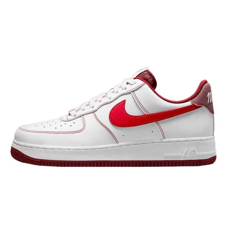 Nike Men\'s White Red Air Force 1 Low \'07, Size 14, DA8478-101 Nike Air Force 1 Low  main image 4