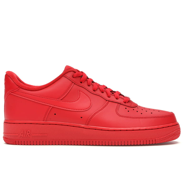 Men's Nike Air Force 1 '07 LV8 1 Triple Red University Red (CW6999 600) -  10.5 