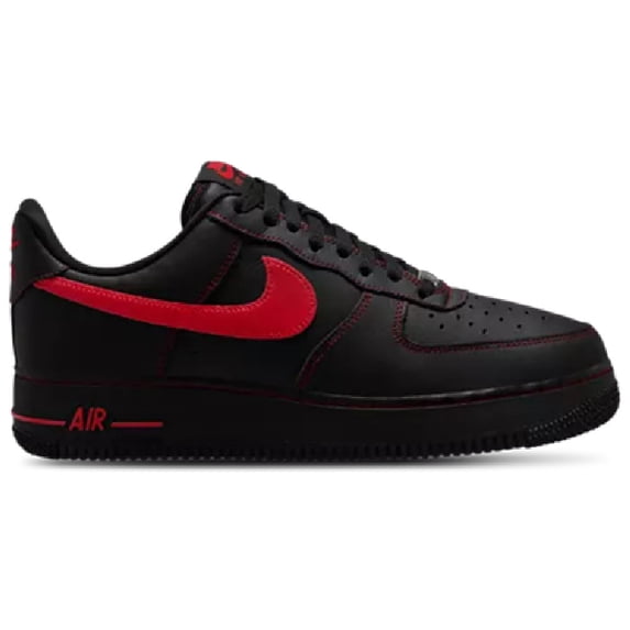 Men's Nike Air Force 1 '07 LV8 Black/University-Red-Black (HQ2037 005) - 9