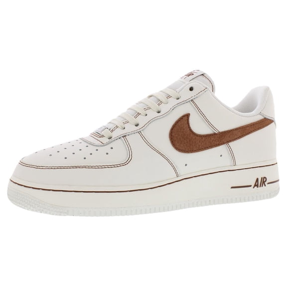 Men's Nike Air Force 1 '07 LV8 Ivory/Saddle Brown (HQ2037 101) - 9