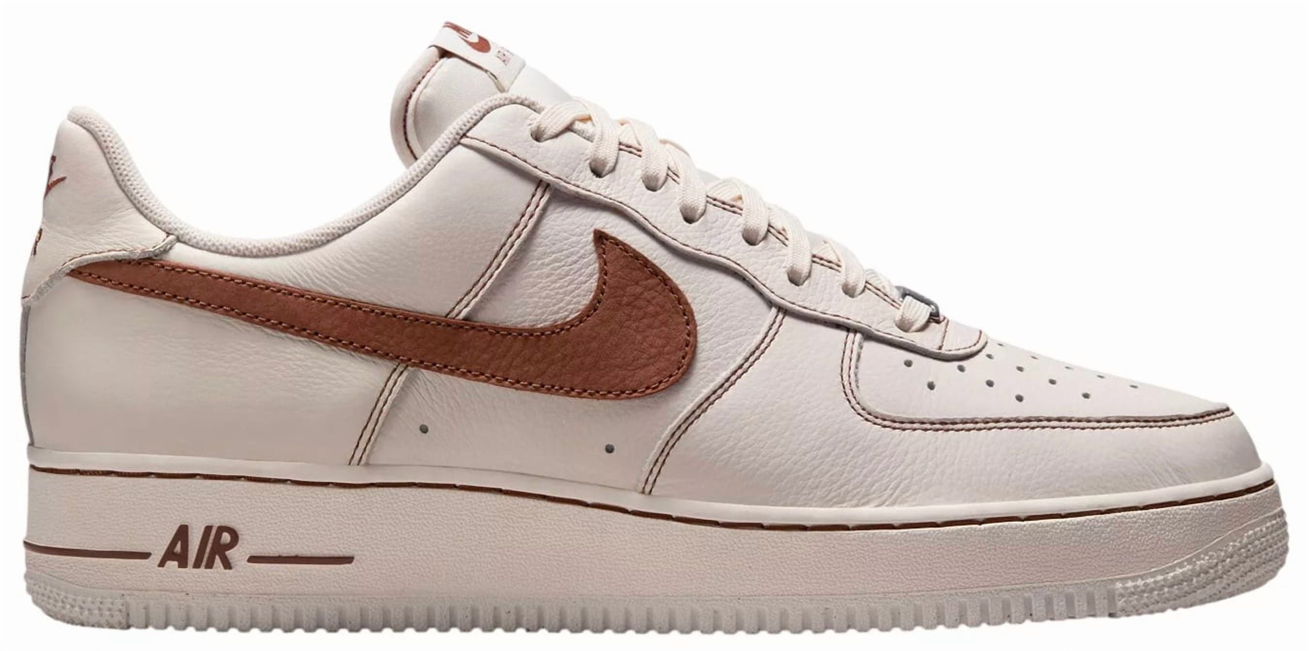 Men's Nike Air Force 1 '07 LV8 Ivory/Saddle Brown (HQ2037 101) - 9