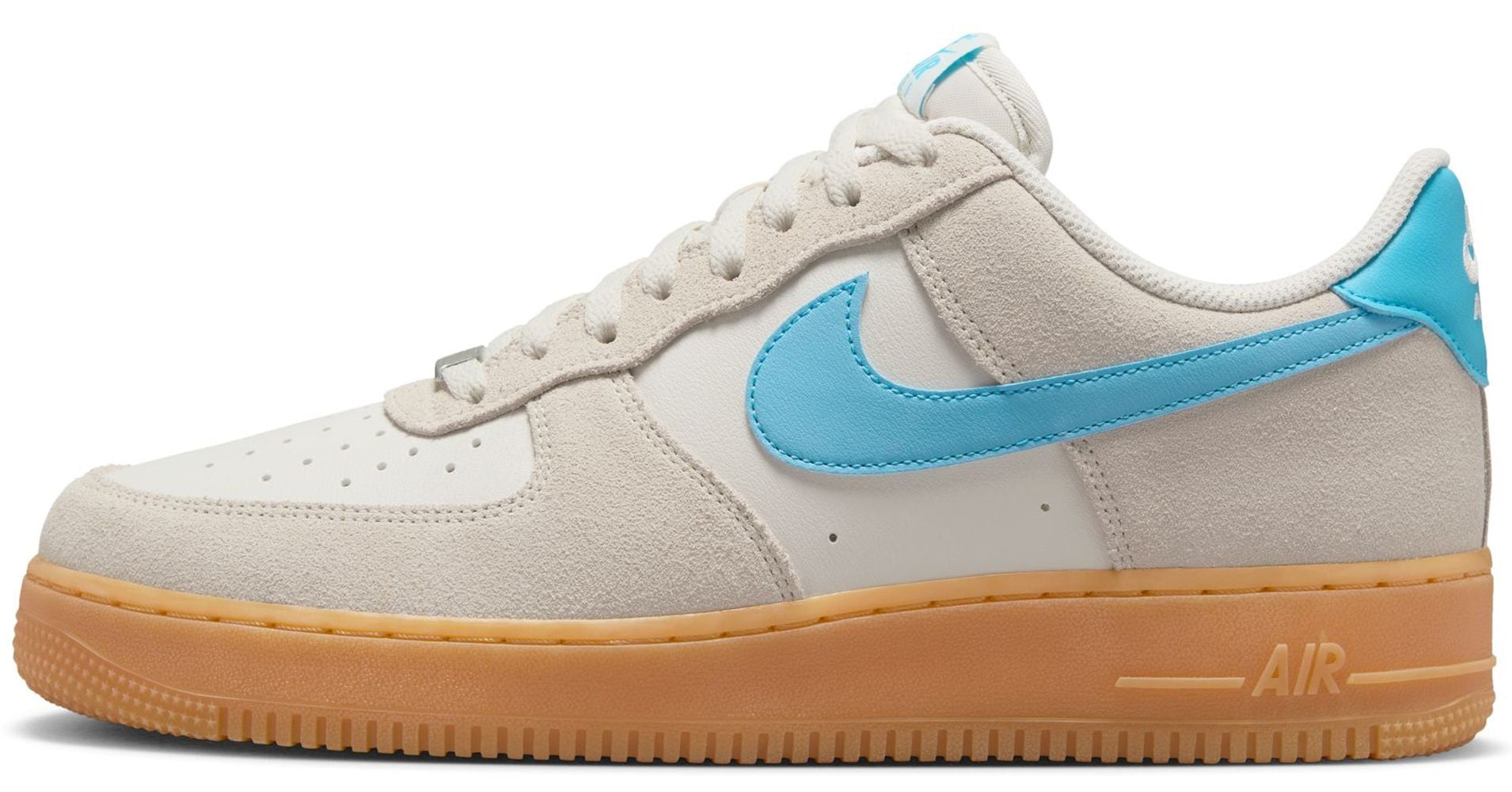 Men's Nike Air Force 1 '07 LV8 Phantom/Baltic Blu-Gum Yllw Men's Nike Air Force 1 '07 LV8 Phantom/Baltic Blu-Gum Yllw