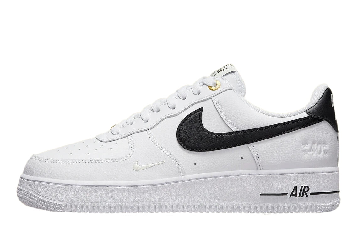 Nike Air Force 1 '07 LV8 White Black DX3115-100 Men's Shoes  Sneakers