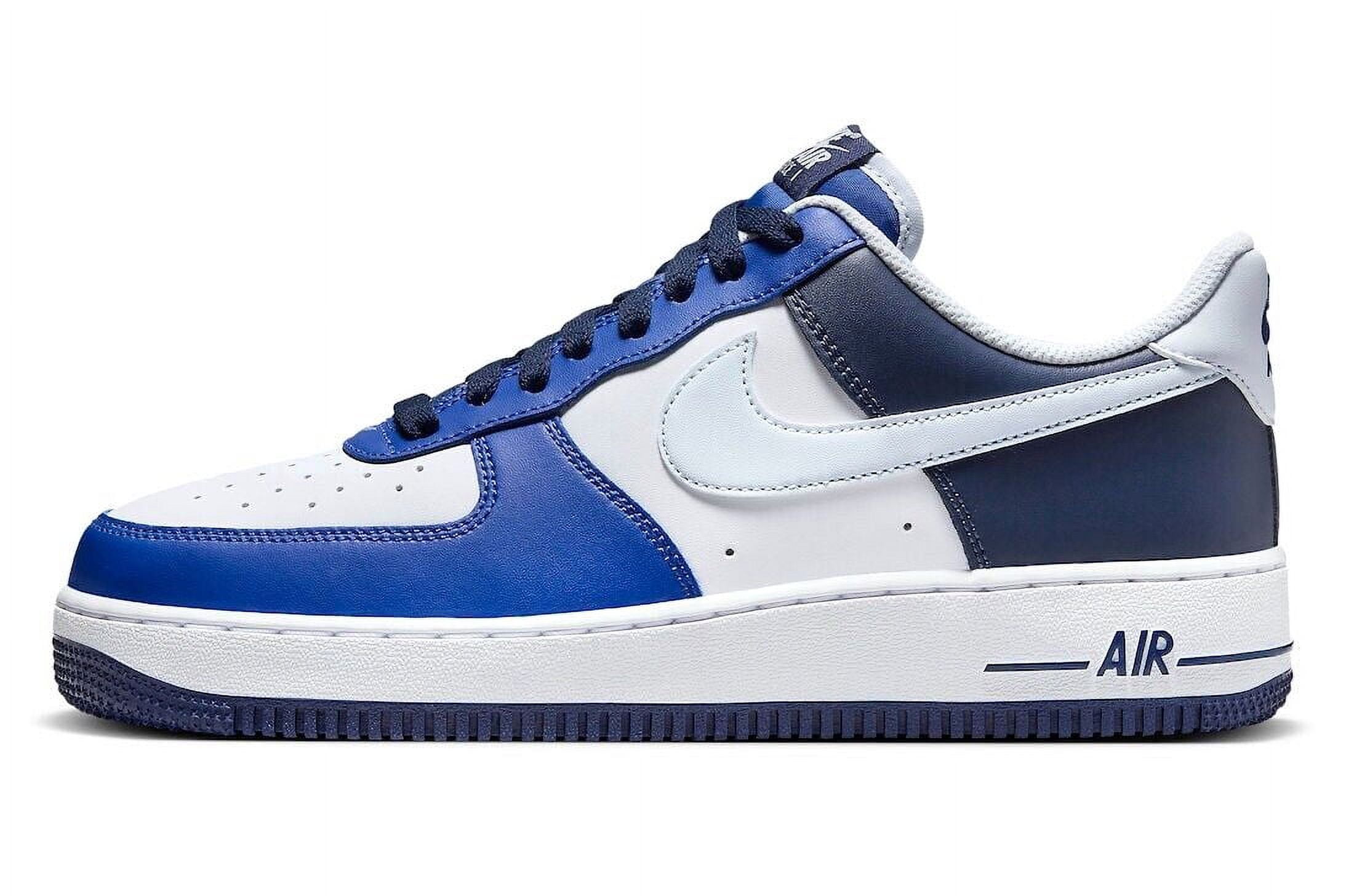 Men s Nike Air Force 1 07 LV8 White Football Grey Game Royal FQ8825 100 13 Walmart