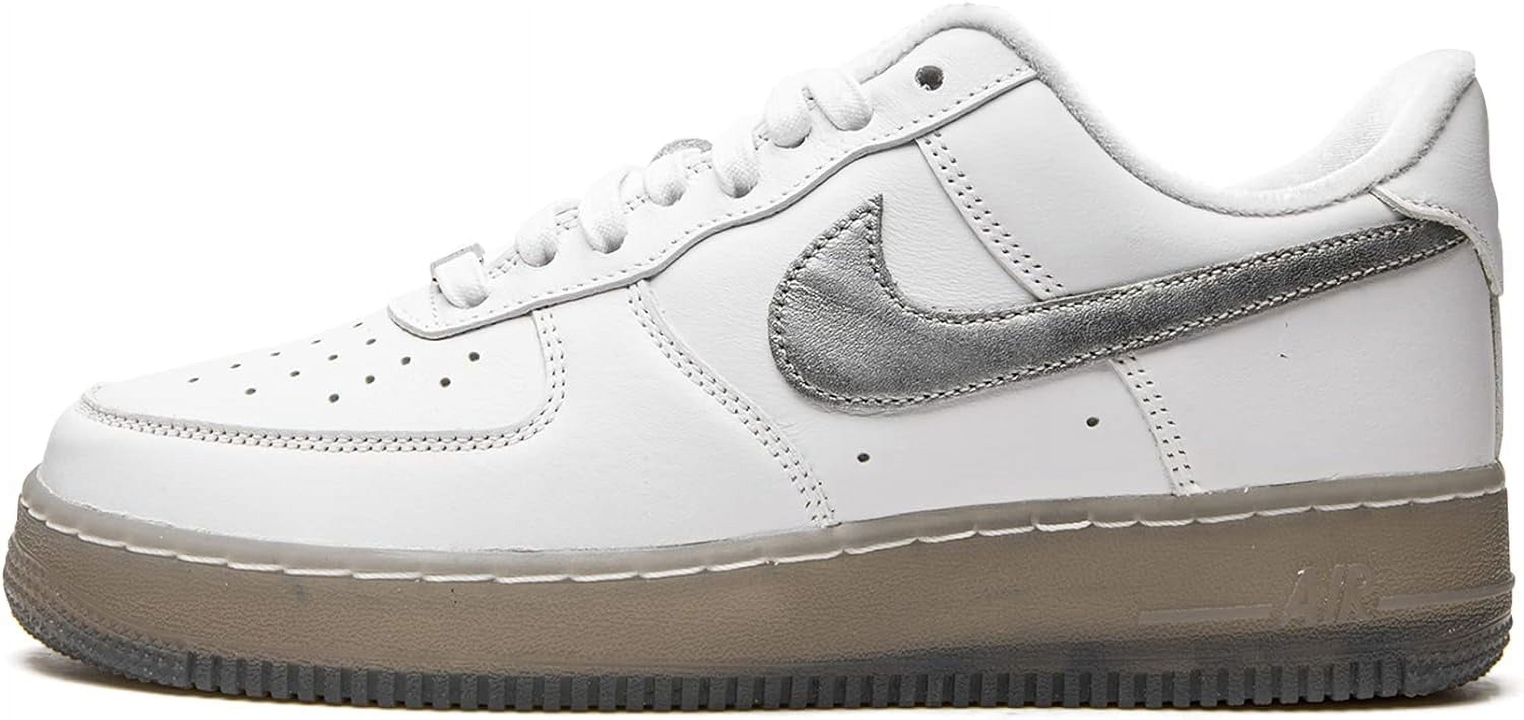 NEW Nike Air Force 1 \'07 PRM Low AF1 Silver White DX3945-100 Nike Air Force 1  main image 3