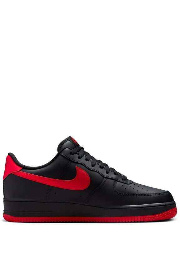 Men's Nike Air Force 1 '07 "Vamps" Blck/University Red-Blck (FJ4146 002) - 8.5