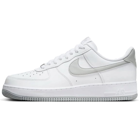 Men's Nike Air Force 1 '07 White/Lt Smoke Grey-White (FJ4146 100) - 10.5