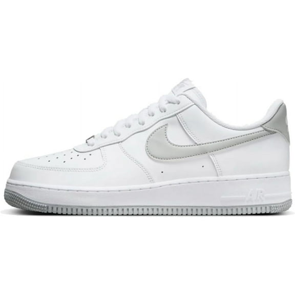 Men's Nike Air Force 1 '07 White/Lt Smoke Grey-White (FJ4146 100) - 10