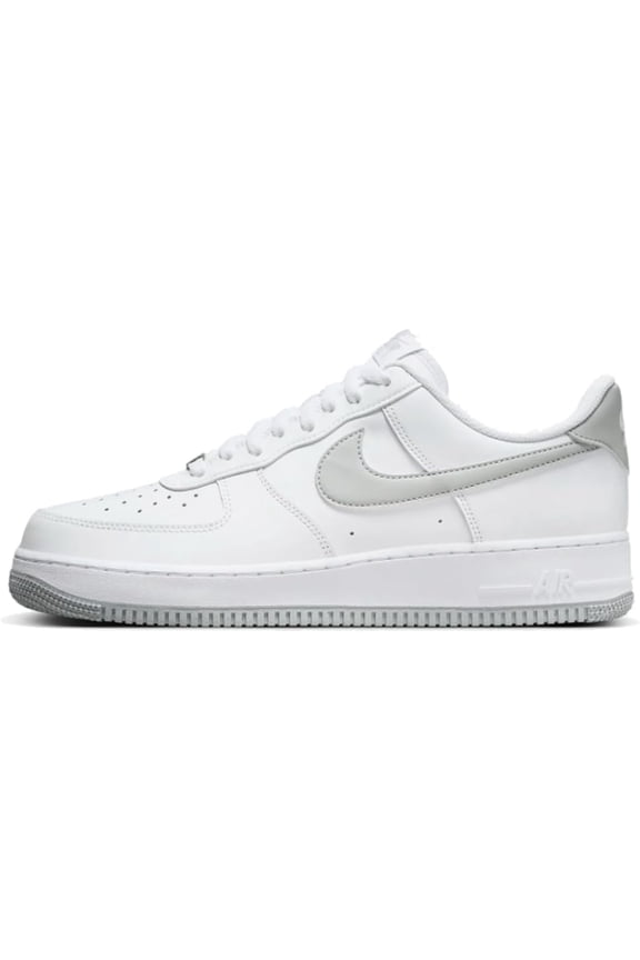 Men's Nike Air Force 1 '07 White/Lt Smoke Grey-White (FJ4146 100) - 12.5
