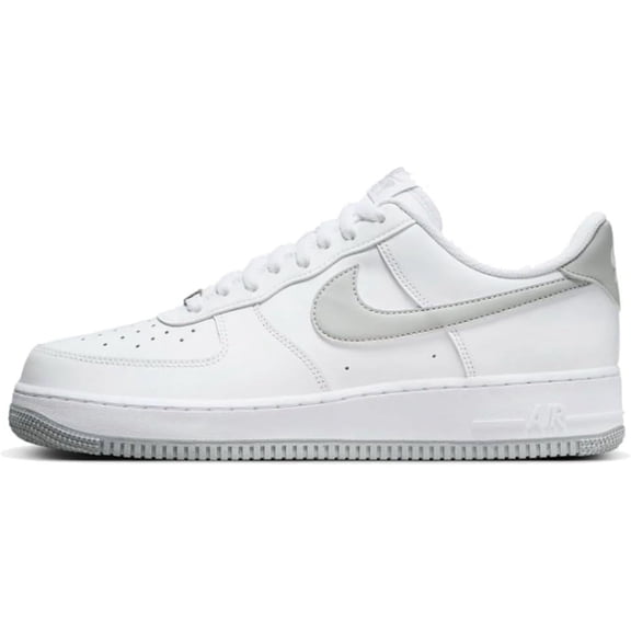 Men's Nike Air Force 1 '07 White/Lt Smoke Grey-White (FJ4146 100) - 7.5