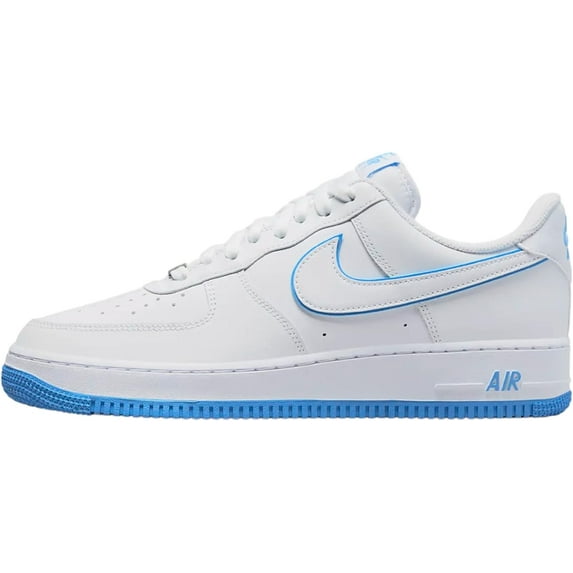 Men's Nike Air Force 1 '07 White/University Blue-White (DV0788 101) - 11