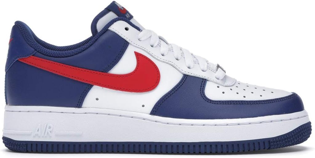 Men's Nike Air Force 1 '07 White/University Red (CZ9164 100) - 11.5 - image 1 of 5