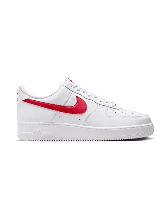 Men's Nike Air Force 1 '07 White/University Red (FJ4146 133) - 9.5
