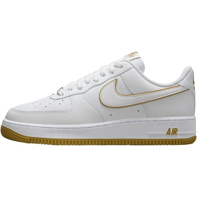 【美品】NIKE Air force1 （27cm） Men's Nike Air Force 1 '07 White/White-Bronzine (DV0788 104) - 11