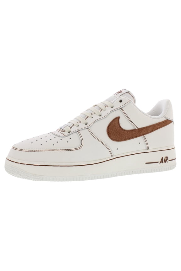 Men's Nike Air Force 1 'Ivory Saddle Brown' (HQ2037-101) - 8.5