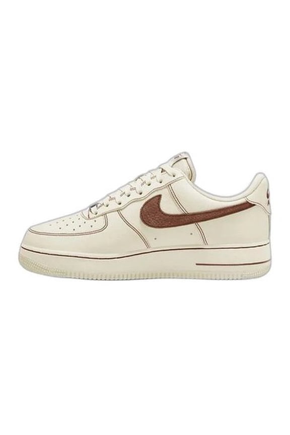 Men's Nike Air Force 1 'Ivory Saddle Brown' (HQ2037-101) - 8.5