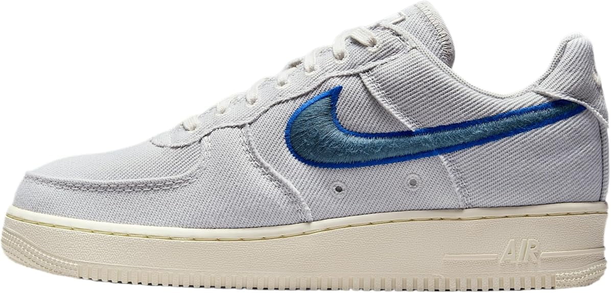 Men's Nike Air Force Low Canvas Photon Dust/Smokey Blue (HV1204