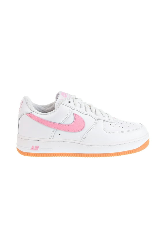 Men's Nike Air Force 1 Low Retro White/Pink-Gum Yellow (DM0576 101) - 11