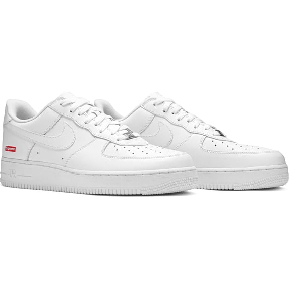(Men's) Nike Air Force 1 Low SP x Supreme 'Box Logo' White (2020) CU9225-100