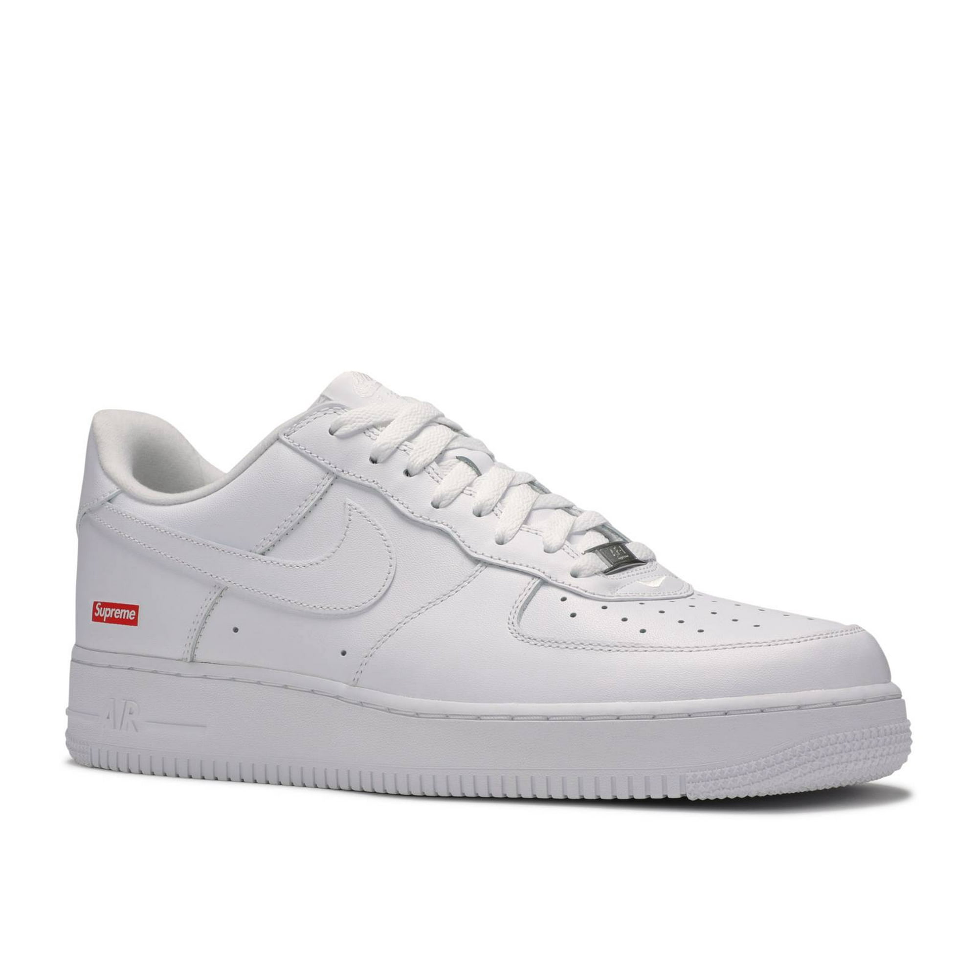 Nike Air Force 1 Low Supreme Triple White CU9225-100 Fashion Shoes