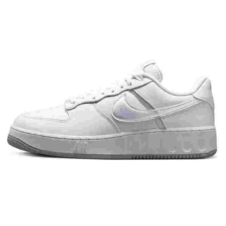Men's Nike Air Force 1 Low Unity White/Silver-Pure Platinum Men's Nike Air Force 1 Low Unity White/Silver-Pure Platinum