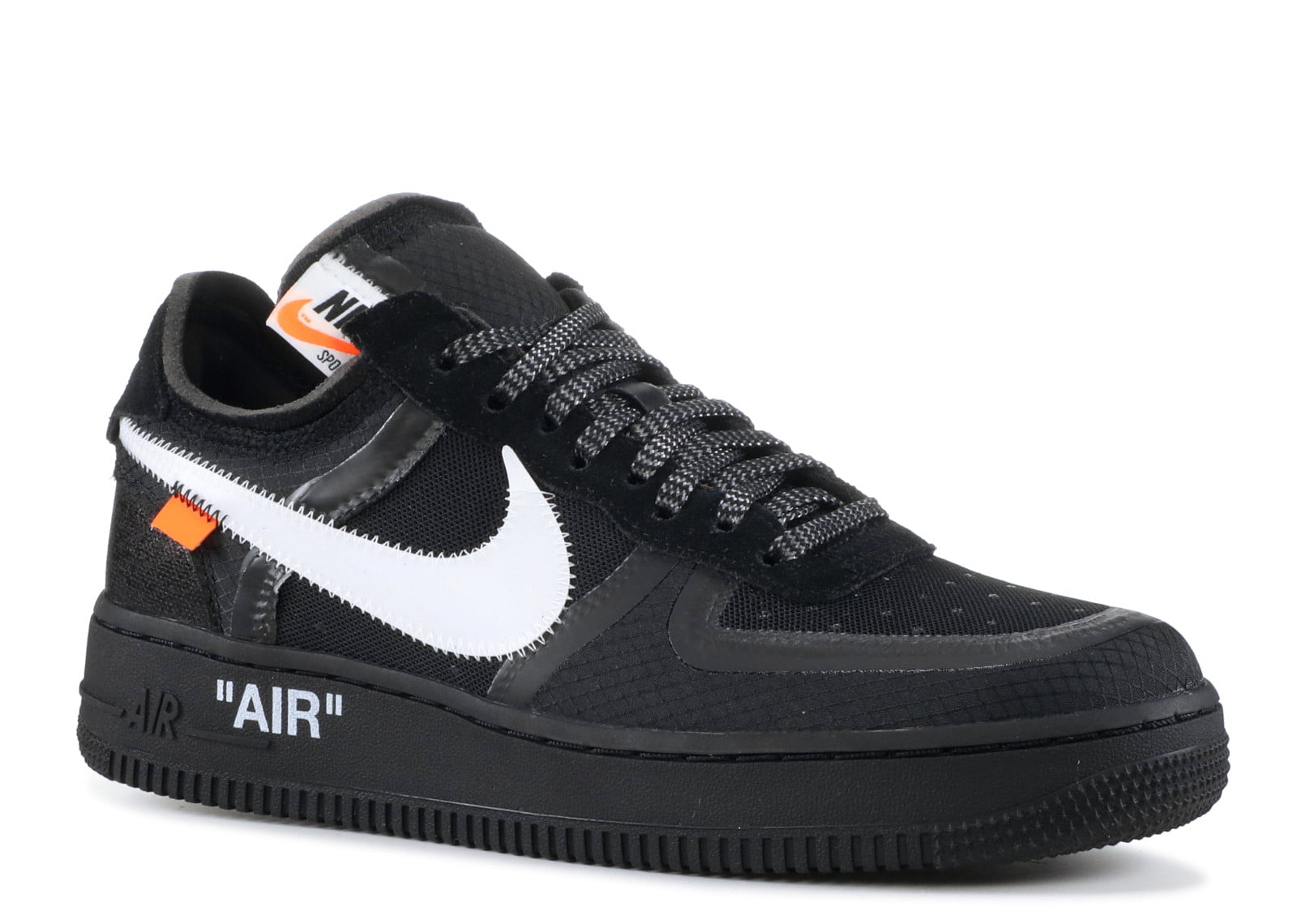Men's) Nike Air Force 1 Low x Off-White 'Black' 