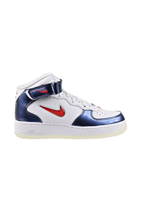 Men's Nike Air Force 1 Mid QS White/University Red (DH5623 101) - 7.5