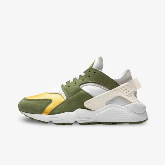 (Men's) Nike Air Huarache LE x Stüssy 'Dark Olive' (2021) DD1381-300