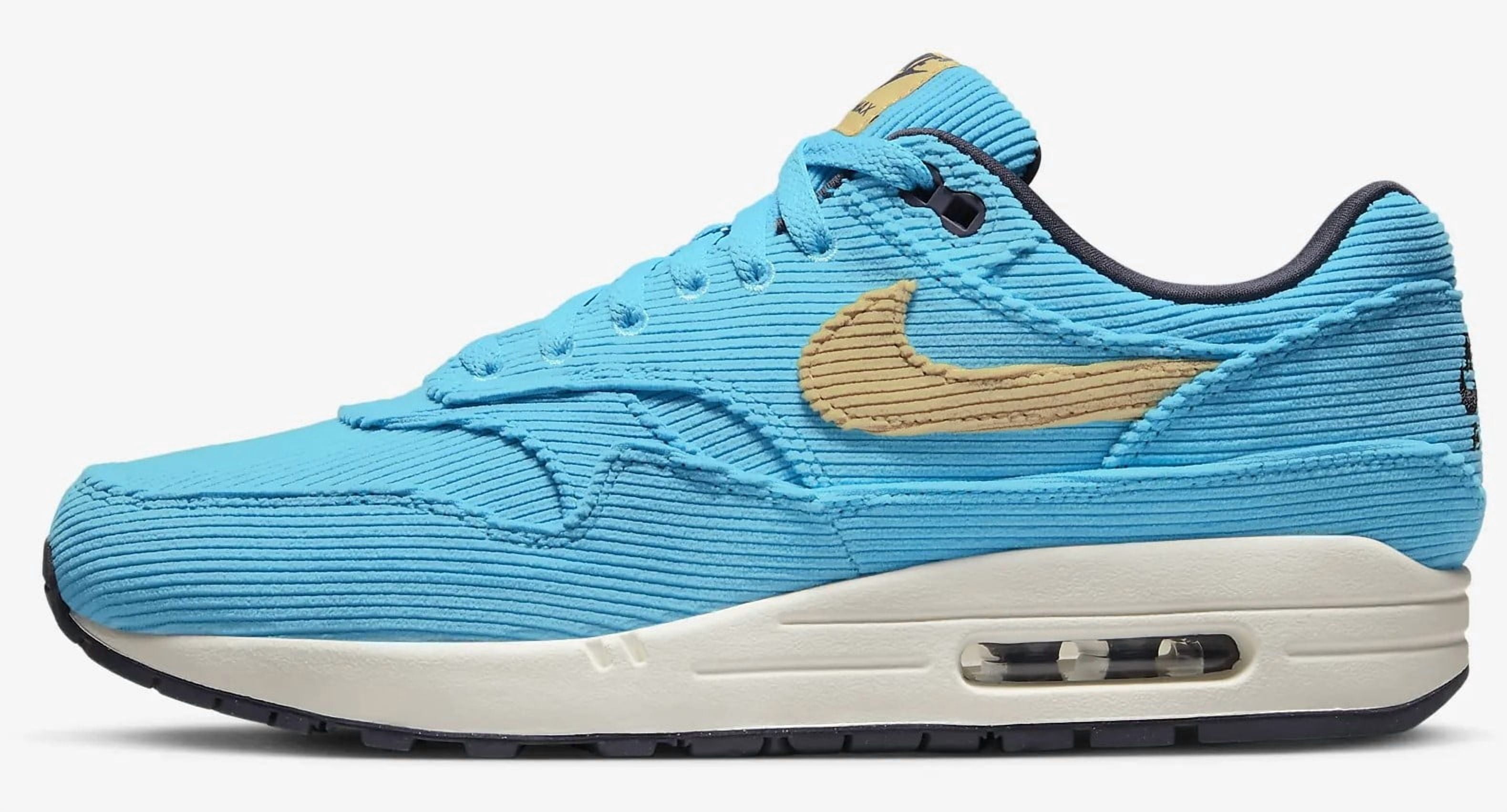 靴 Nike Air Max 1 PRM Baltic Blue 31cm Nike Air Max 1 PRM Baltic Blue, Men's Corduroy Casual Sneaker