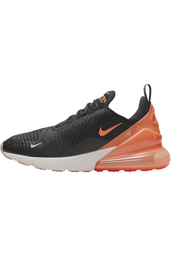 Men's Nike Air Max 270 Black/Total Orange (AH8050 030) - 9