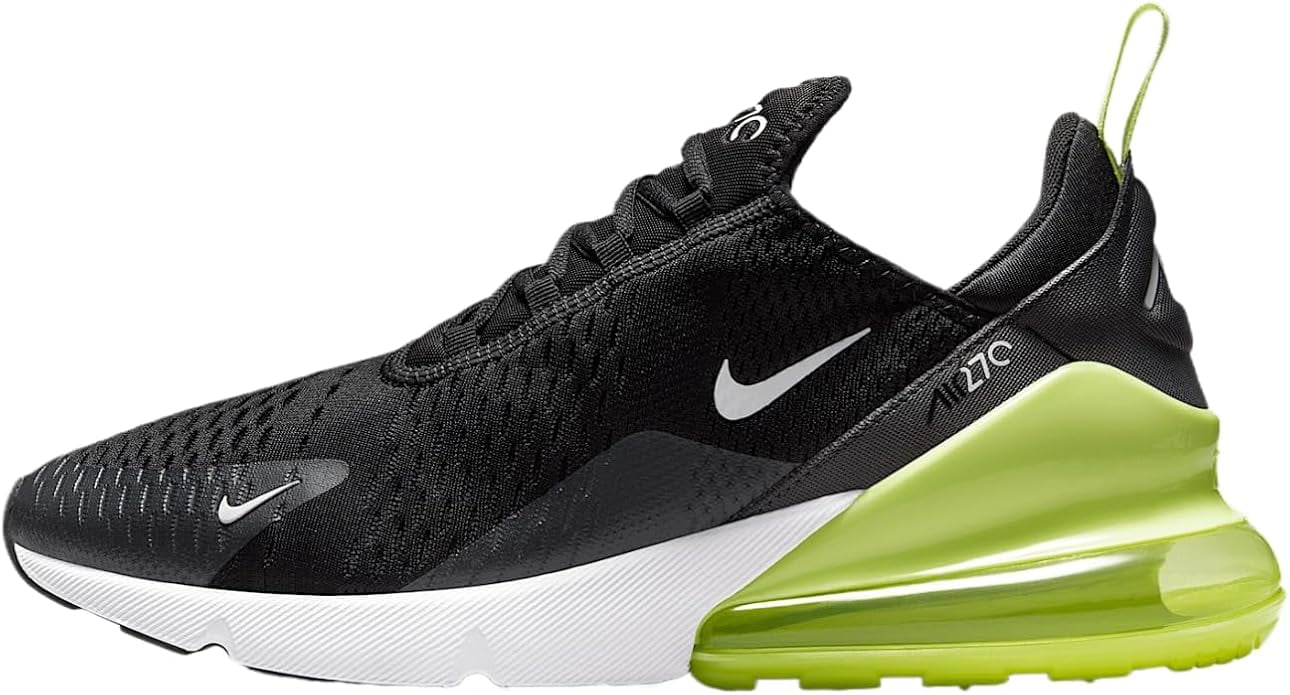 Men's Nike Air Max 270 LT Lemon Twist/White-Black (AH8050 703) - 10