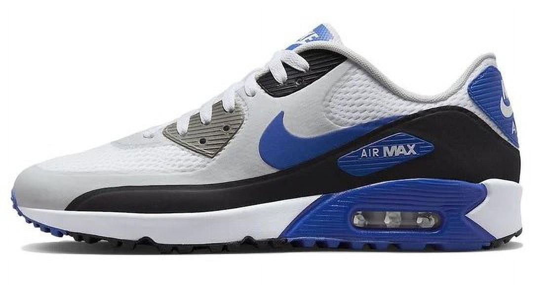 Nike Men's Golf Shoe TB Air Max 90 G, White/Game Royal-Black, 8.5