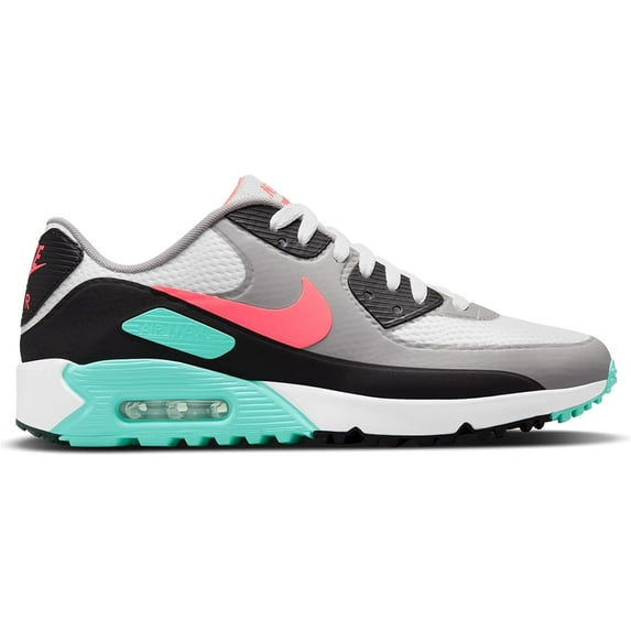 Men's Nike Air Max 90 Golf White/Hot Punch-Black (CU9978 133) - 11.5