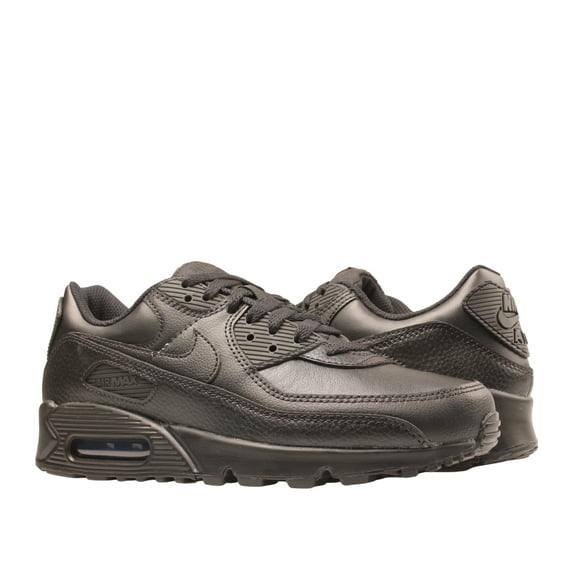 Men's Nike Air Max 90 LTR "Leather Triple Black" Blk/Blk-Blk (CZ5594 001) - 8.5