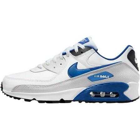 Men's Nike Air Max 90 LTR White/Game Royal-Photon Dust (FN6843 100) - 8.5