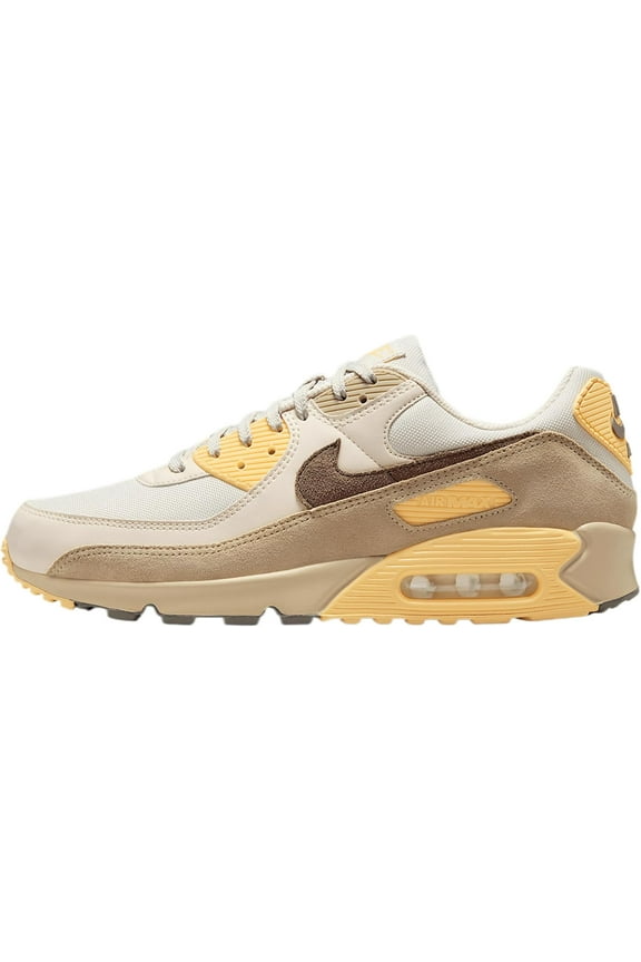 Men's Nike Air Max 90 Light Bone/Cave Stone-Chamois (IB6392 002) - 8