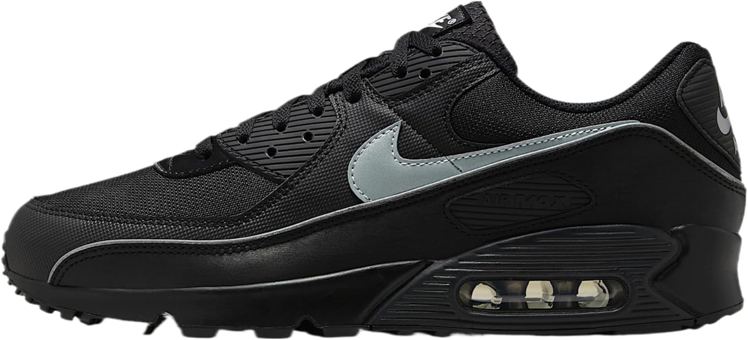 Men's Nike Air Max 90 PRM Black/Multi-Color-Black (HV4517 002) - 10.5