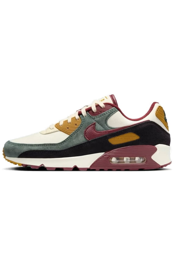 Men's Nike Air Max 90 PRM Coconut Milk/Dark Team Red (HQ3609 113) - 8.5