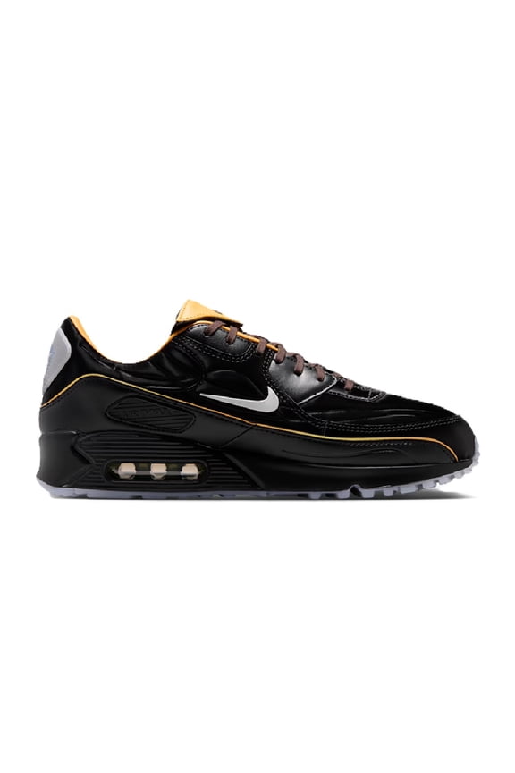 Men's Nike Air Max 90 SE "Mercurial" Blk/Wht-Gold Leaf-Pear (IR5903 010) - 10.5