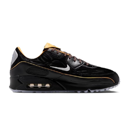 Men's Nike Air Max 90 SE "Mercurial" Blk/Wht-Gold Leaf-Pear (IR5903 010) - 9.5