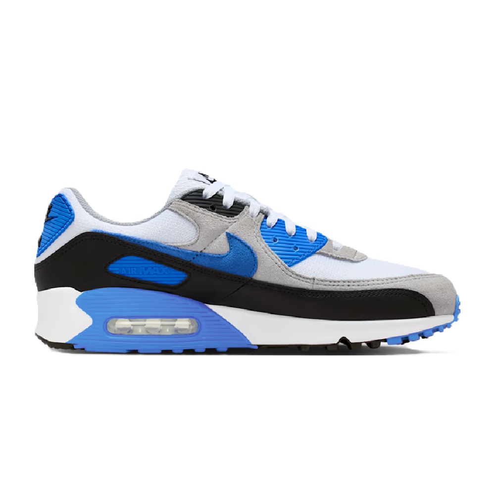 Nike Air Max 90 para hombre Blanco/Azul Cristal (DM0029 122) - 10