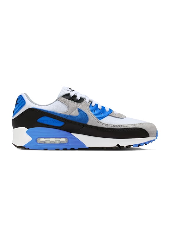 Men's Nike Air Max 90 White/Blue Crystal (DM0029 122) - 9.5