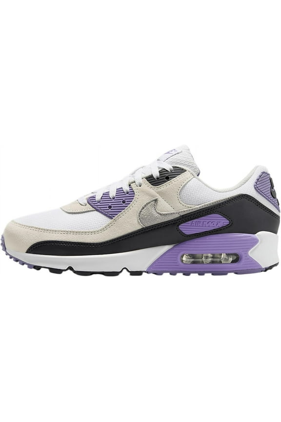 Men's Nike Air Max 90 White/LT Smoke Grey (DM0029 114) - 10.5