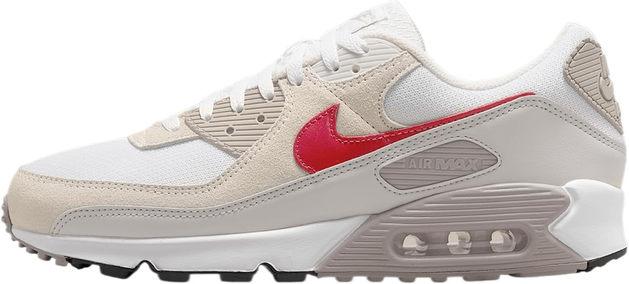 Men's Nike Air Max 90 White/University Red (DM0029 113) - 13