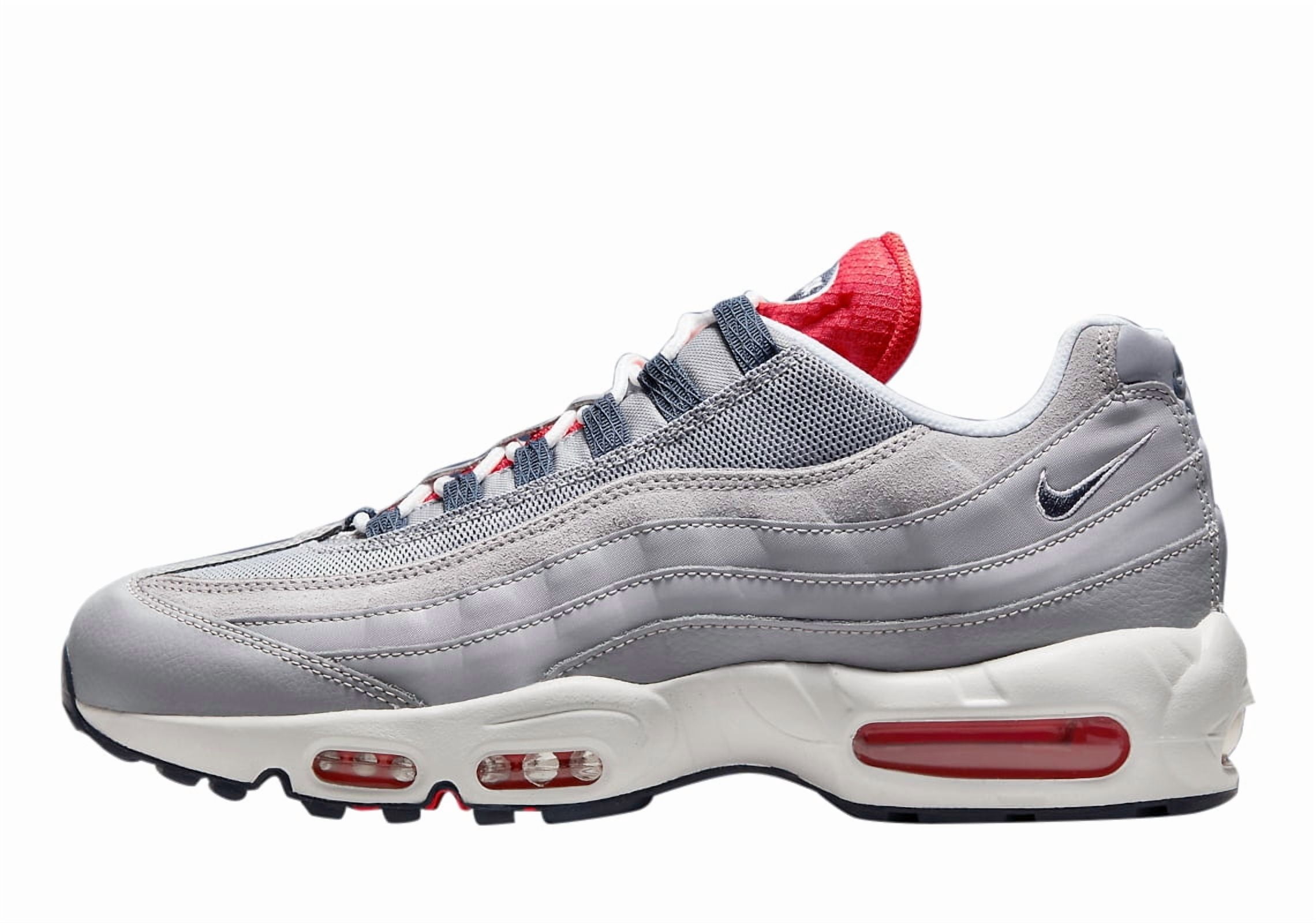 Men's Nike Air Max 95 Cement Grey/Thunder Blue (DB0250 001) - 7