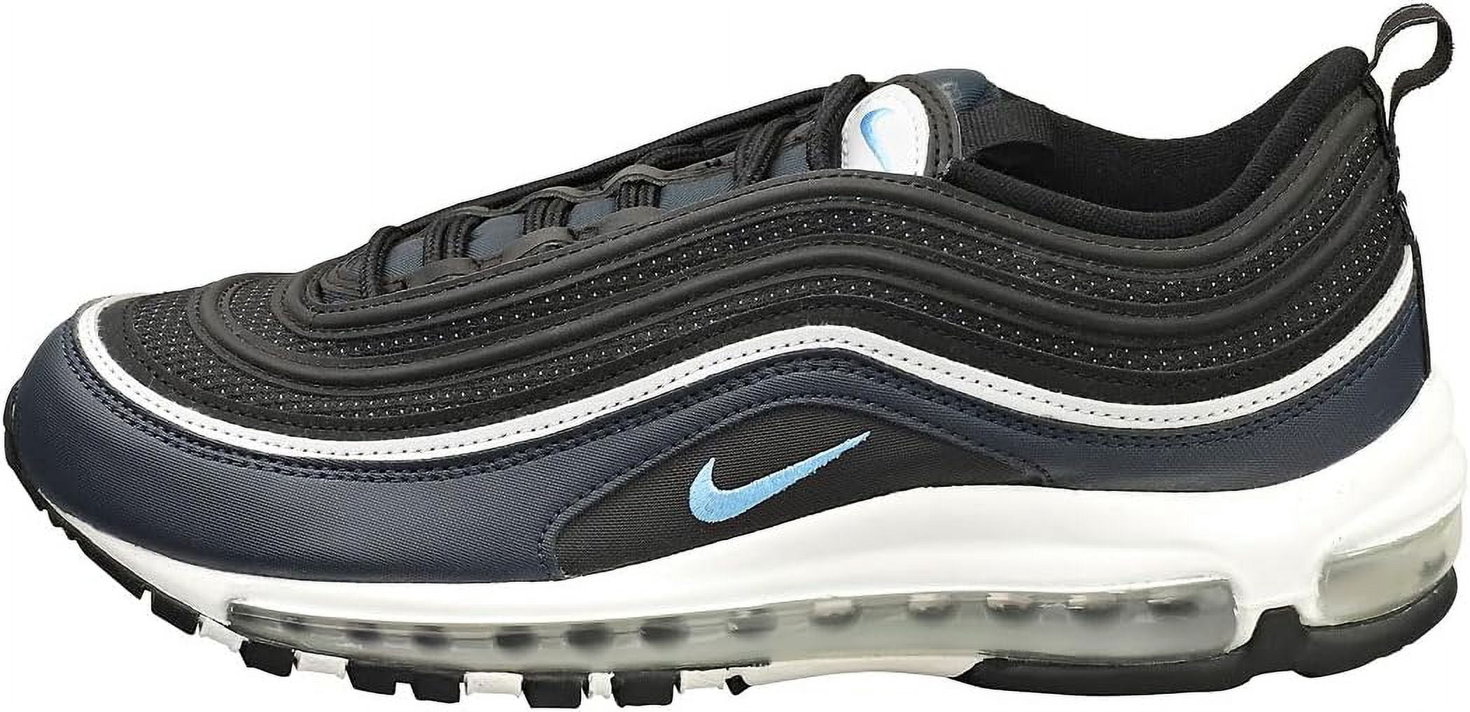 black and blue nike 97s