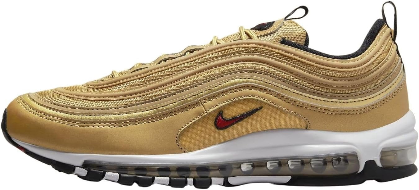 Nike Air Max 97 OG Shoes Metallic Gold Varsity Red White DM0028-700 Men\'s 9.5 Nike Air Max 97 OG  main image 4